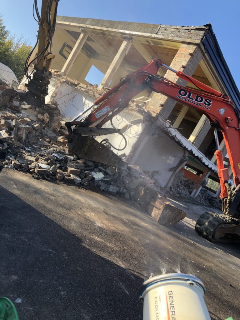 Demolition_salvage_Exeter_Asbestos _ the old_ youth club_Teignmouth